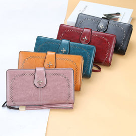 Women's Multifunction Wallet Zipper Handbag
