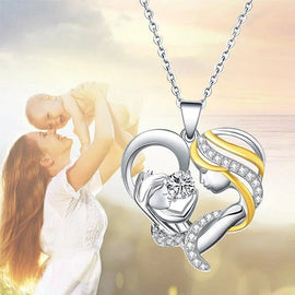 Mother's Love - In Her Arms Necklace