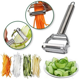 Ultra Sharp Stainless Steel Multi-function Vegetable Peeler & Julienne Cutter