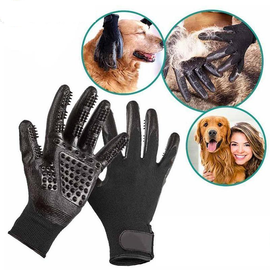 Pet Grooming Gloves For Cats, Dogs & Horses - ( 1 pair )