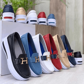 Women Round Toe Casual Walking Shoes