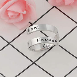 I Am Enough Awareness Ring
