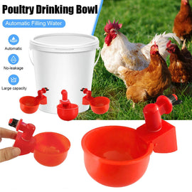 Automatic Poultry Waterer Auto Chicken Water Drinker Cup