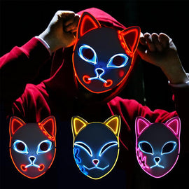 Halloween LED Glowing Fox Mask