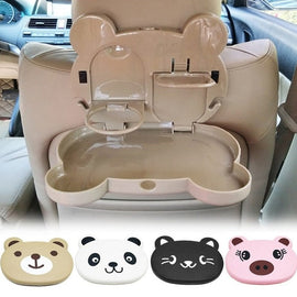 Auto Back Seat Foldable Food Tray Holder
