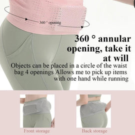 🏃50% OFF🏃Multifunctional Knit Breathable Concealed Waist Bag