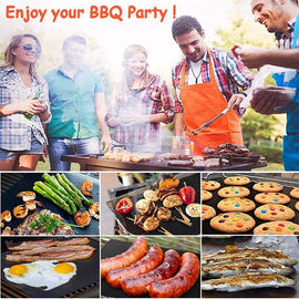 New Cuttable Non-Stick BBQ Grill Mats