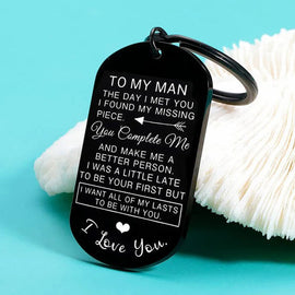 I Want All of My Lasts To Be With You Couple Keychain - 💖Valentine’s Gifts