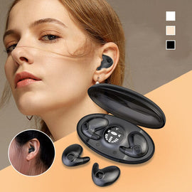 Invisible Sleep Wireless Earphone Waterproof, Double Noise-Cancelling
