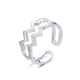 Be There for You Through Highs and Lows Ring