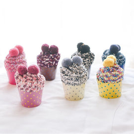 Comfy Gift Pom Pom Cupcake Socks