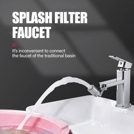 720° Rotatable Universal Splash Filter Faucet with 4-Layer