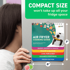 ✨Flash Sale-Up to 50% Off✨Air Fryer Cheat Sheet Magnets Cooking Guide Booklet