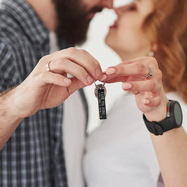 "I Love You More The End I Win" Funny Gift Keychain🎁- Gift for him/her💖