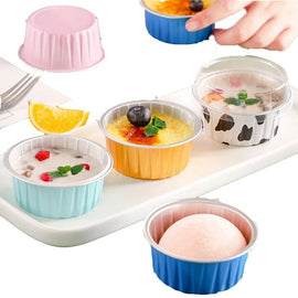 Reusable Round Aluminum Foil Tin Cups